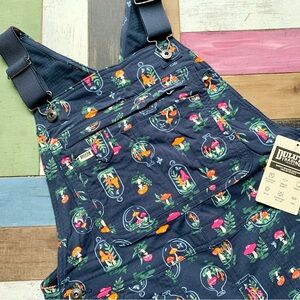 NWT Duluth Medium x31L Heirloom Gardening Lined Bib Overalls  Mushroom Terrarium